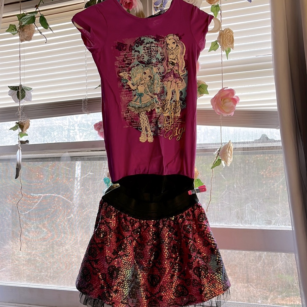 Girls size 6/6x monster high adorable set